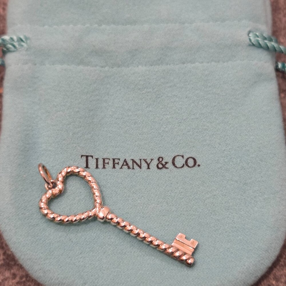 Tiffany & Co Key heart, sterling